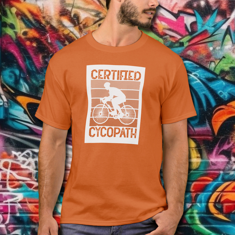 Cycopath for Cyclists Orange T-Shirt