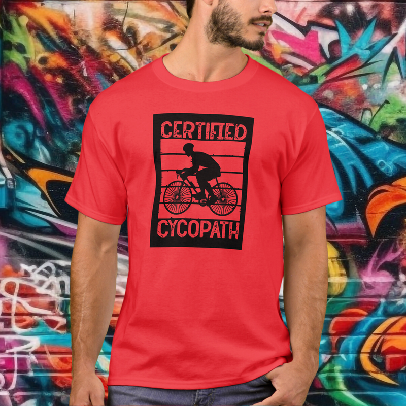 Cycopath for Cyclists Red T-Shirt