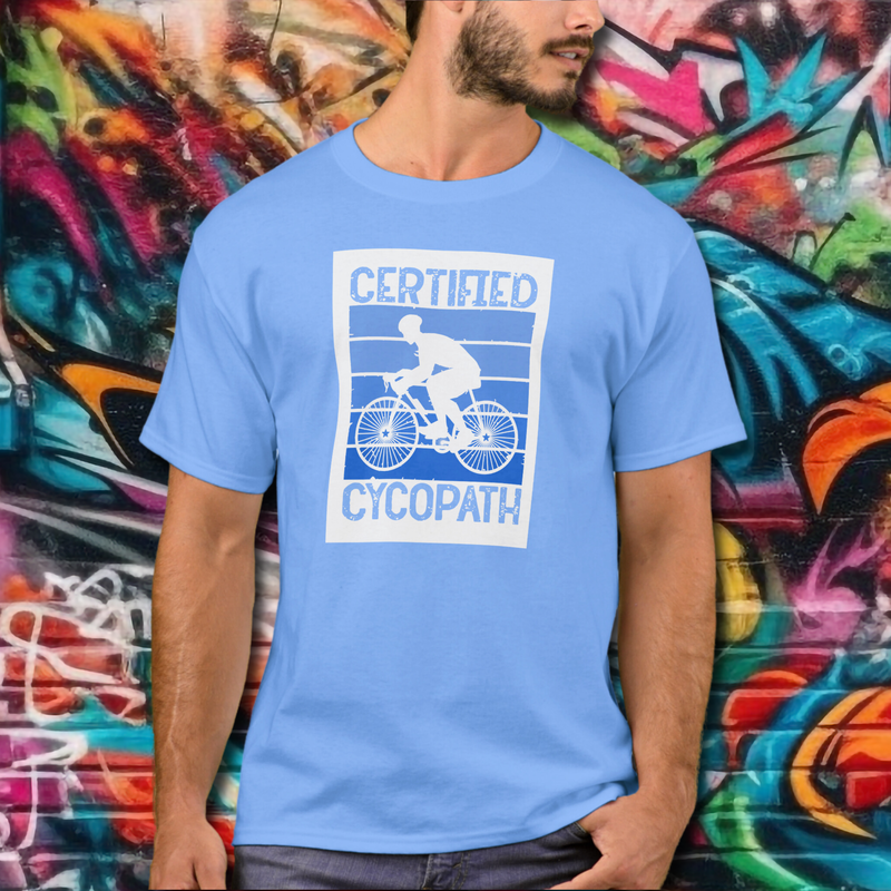 Cycopath for Cyclists Blue T-Shirt